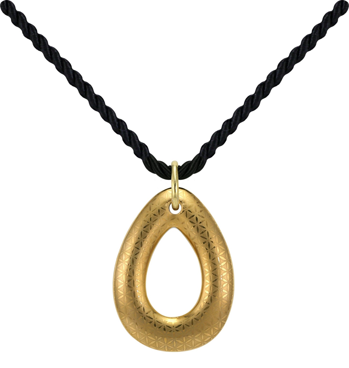 minimal 21 k gold plated drop hand painted fine porcelain pendant 70 x 50 mm