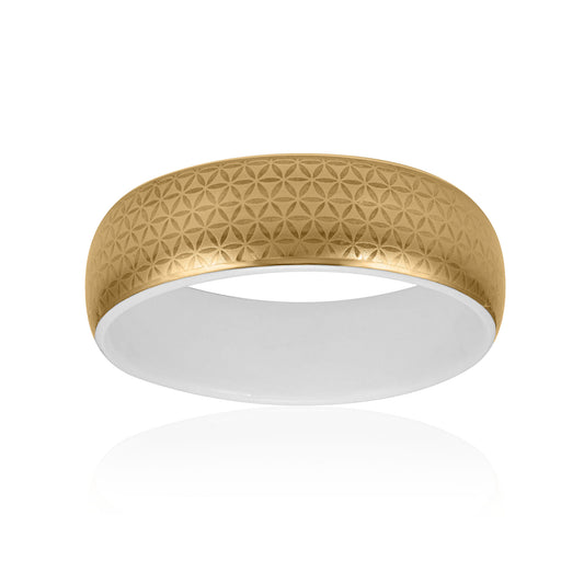 MINIMAL gold plated slim fine porcelain bracelet